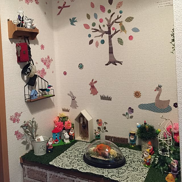 Entrance,賃貸,DIY,ハンドメイド,インテリア悩む,フォロー&いいね ありがとうございます♡,部屋ごとに違う空間づくり,フォローすごく嬉しいです♡,フォロー コメ貰えたら嬉しいです(ت)♪,年甲斐もなく可愛いのが好き,いいねと、フォローの押し逃げすみません！,勝手にいいね&フォローごめんなさい,お金がないなら作ればいい,まだ途中,ジグソーパズル,ウォールステッカー,セリア,プリンセス,ディズニープリンセス,ナノ部,ナノブロック,ディズニー,かんたんリメイク,ことり,100均　,ムーミン,投稿多くてごめんなさいね…（；＿；）,こどもと暮らす ponsの部屋