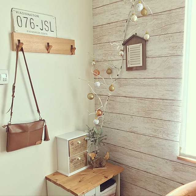 My Shelf,無印良品 壁に付けられる家具,クリスマス雑貨,アクセントクロス,ニトリ,クリスマス,3COINS,ニトリ2018クリスマスモニター,サリュ,フェイクグリーン,棚DIY,ネットショップやってます♫ norikoko310の部屋