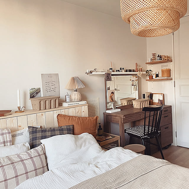ヘッドボード,ヘッドボードDIY,海外インテリアに憧れる,Bedroom shuの部屋