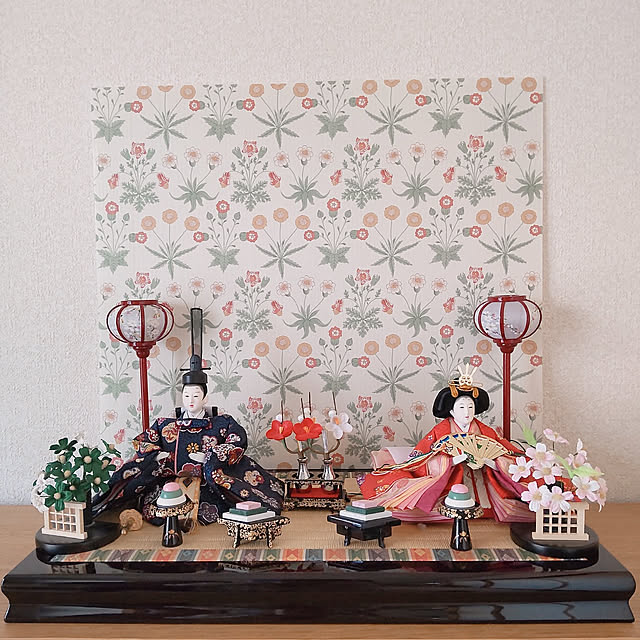 ひな祭り,北欧,100均,mt CASA,賃貸でも諦めない！,賃貸,ダイソー,雑貨,カフェ,こどもと暮らす。,モリス,ウィリアム・モリス,セリア,リメイクシート,ひなぎく,デイジー,マスキングテープ,おひなさま,無印良品,インテリアになじむ防災,プラダン,プラダンにリメイクシート,プラスチックダンボール,On Walls,百均,無印良品×ウィリアム・モリス tokiwaの部屋