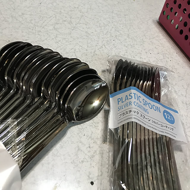 Kitchen,スプーン,新商品GET,カフェ風,発見!,衝動買い,即買いです,満足♪,まだまだカフェ調に進化中,ダイソー lifeの部屋