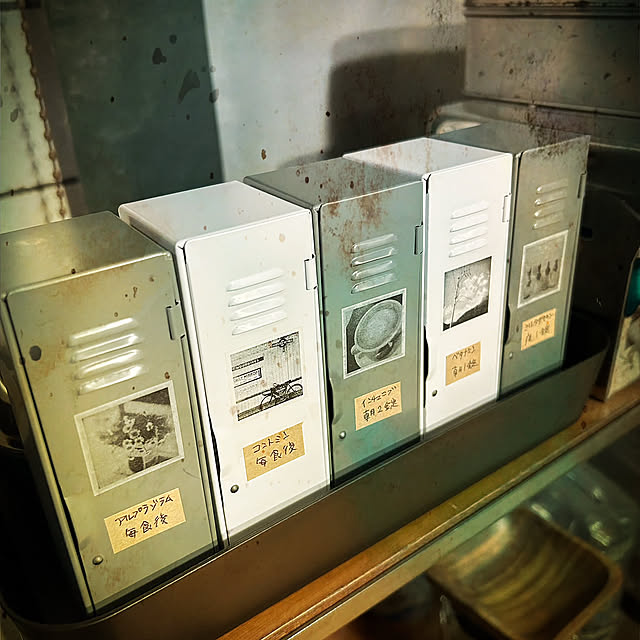 My Shelf,100均,ロッカー,薬収納 chimimouryouの部屋