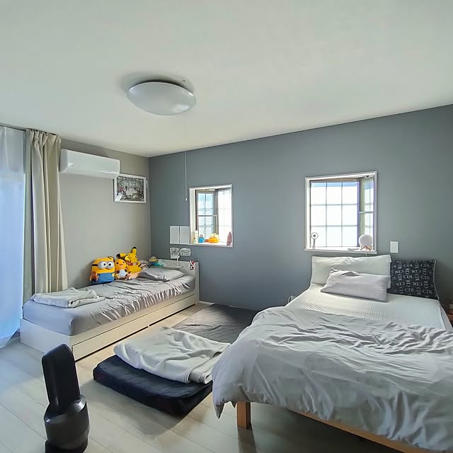 Bedroom,ビフォーアフター,寝室,省エネ対策,節電対策,子ども部屋,ベッド,省エネに暮らす工夫,子どもと暮らす ya_maの部屋