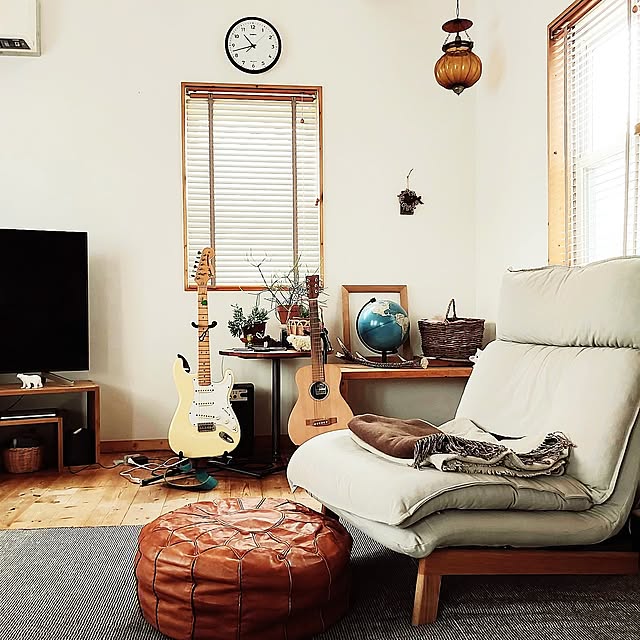 Lounge,ソファ,無印良品,ハイバックリクライニングソファ,ドライフラワー,ナチュラルインテリア,スワッグ,2階リビング,好きな時間 pompoco11の部屋