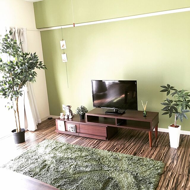 Lounge,グリーン,フェイクグリーン,ナチュラル,観葉植物,一人暮らし harutanの部屋