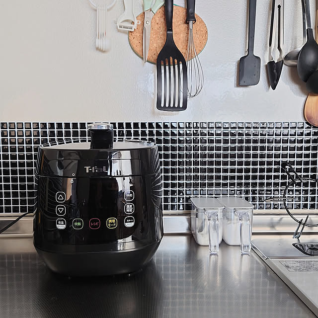 Kitchen,賃貸,賃貸でも楽しく♪,赤ちゃんのいる暮らし,子供のいる暮らし,T-faL,ティファール,電気圧力鍋,ラクラクッカー,ラクラ・クッカー,わたしの暮らしアワード king_meat_kunの部屋