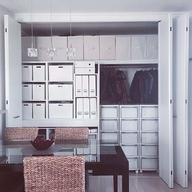 My Shelf,IKEA,カラーボックス,収納,ダイニングテーブル,ニトリ,整理整頓部入部希望,収納アイデア,白のチカラ,ニトリ インボックス KMNNの部屋