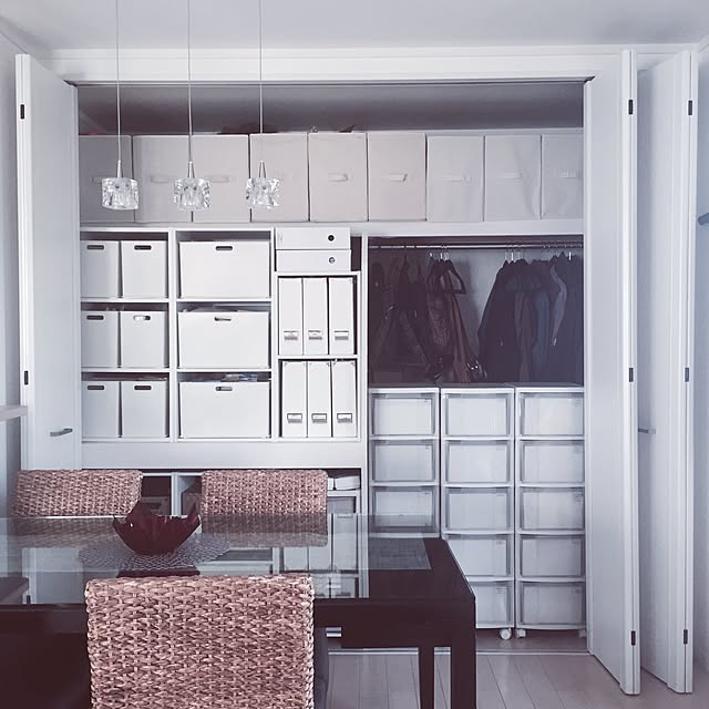 My Shelf,IKEA,カラーボックス,収納,ダイニングテーブル,ニトリ,整理整頓部入部希望,収納アイデア,白のチカラ,ニトリ インボックス KMNNの部屋