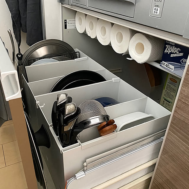 Kitchen,引き出し収納,無印良品,収納,賃貸インテリア,整理収納,賃貸暮らし,すっきり暮らす mari129の部屋