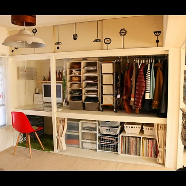 My Shelf,団地再生,セルフリノベーション,無印良品,押入れ改造,団地部,IKEA,セルフリノベ,みせる収納 Makeesの部屋