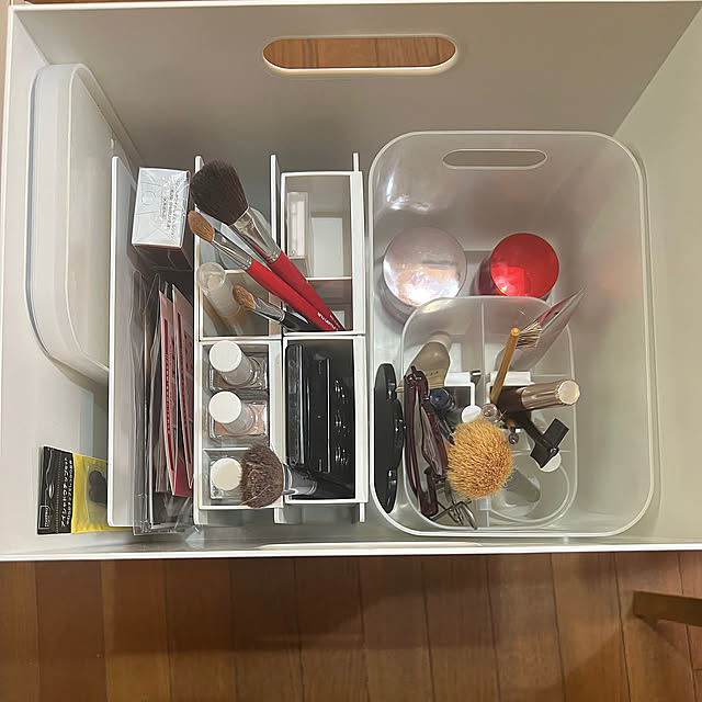 Lounge,収納アイテム,無印良品,ファイルボックス,メイクボックス,メイク収納 ransakumamaの部屋