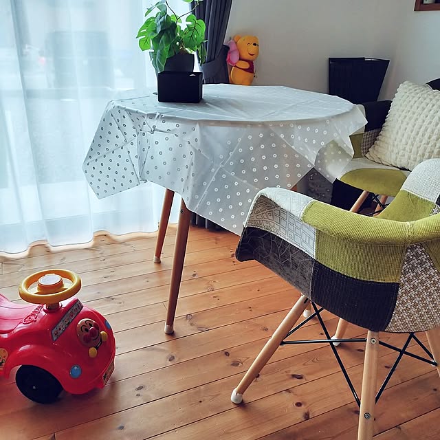 Lounge,窓辺のインテリア,モニター応募投稿,フルリノベーション,子供との暮らし,無垢床,お庭,IKEA,100均 hiiisanの部屋