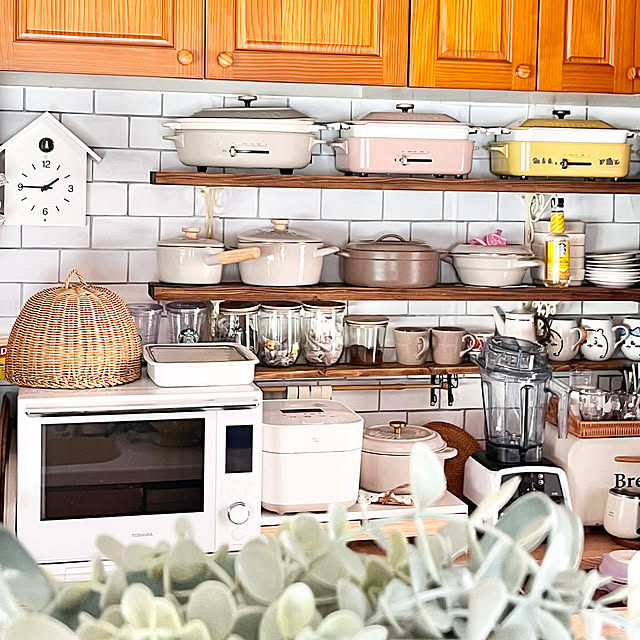 My Shelf,DIY,キッチン,見せる収納,キッチン雑貨,暮らし,無印良品,キッチン家電,無印良品のある暮らし samanthakitchenの部屋