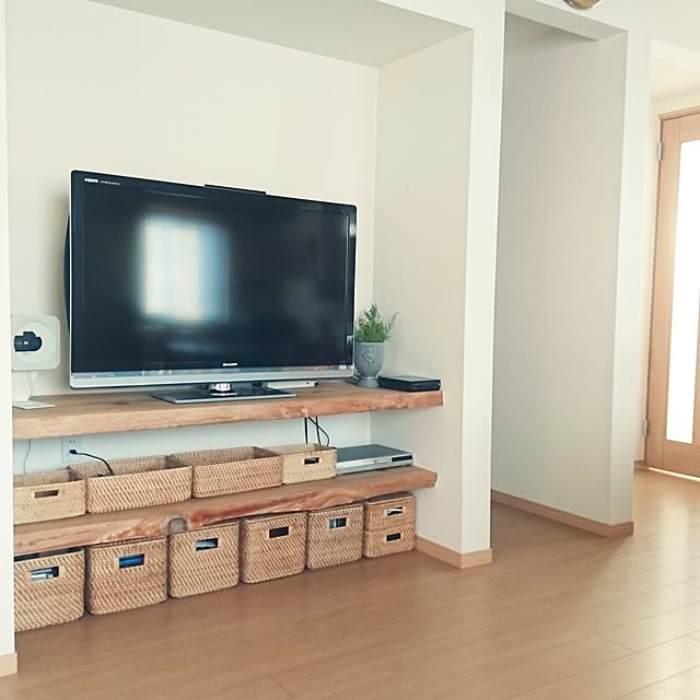 実用的で見た目も◎ニトリのかご収納 | RoomClip mag | 暮らしと 実用的で見た目も◎ニトリのかご収納 | RoomClip mag | 暮らしと