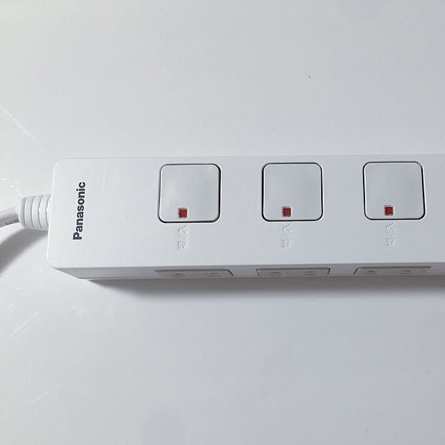 Overview,脇役も素敵に♡,小物,Panasonic 延長コード,White,素敵に節約&節電♡ mizuの部屋