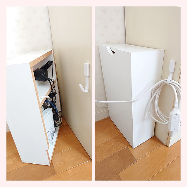 Bathroom,コード収納,コード隠し,ベルメゾン,wifiルーター隠し,ルーター収納ボックス,ダイソー,コードフック,延長コード収納,いいね、フォロー本当に感謝です♡,フォロワーの皆様に感謝です♫,いつも見て頂きありがとうございます♡,温かいコメントありがとうございます♡,体調管理には気を付けて下さいね☺,皆さんの優しさに感謝です☆*。,素敵なご縁に感謝☆彡,十分にご訪問出来てなくごめんなさい,ご訪問が遅くなりごめんなさいm(__)m,コメントお気遣いなく(⁎ᴗ͈ˬᴗ͈⁎),後程ゆっくりご訪問します(❁ᴗ͈ˬᴗ͈),連投してます*_ _)ﾍﾟｺﾘ♡ fleur-mamanの部屋
