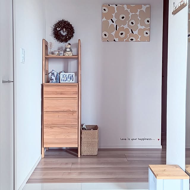 Entrance,玄関インテリア,いつもありがとうございます♡,マンション暮らし,子どもと暮らす,イベント参加,ファブリックパネル,白くま貯金箱,ISSEIKI FURNITURE mamiの部屋