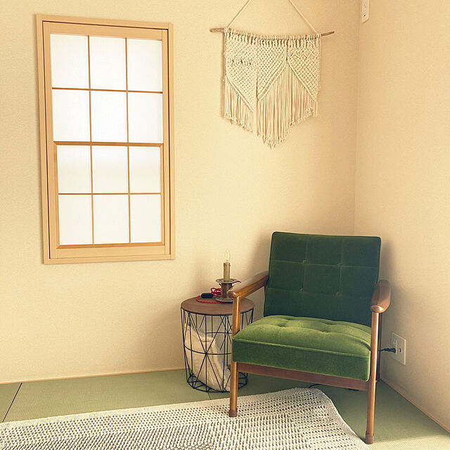 和室,マクラメ編み,カリモク60 Ｋチェア,Overview Miyukiの部屋