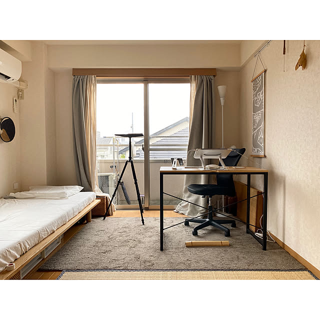 ワークチェア,ワークデスク,一人暮らし,1K,Overview,ニトリ ht6030の部屋