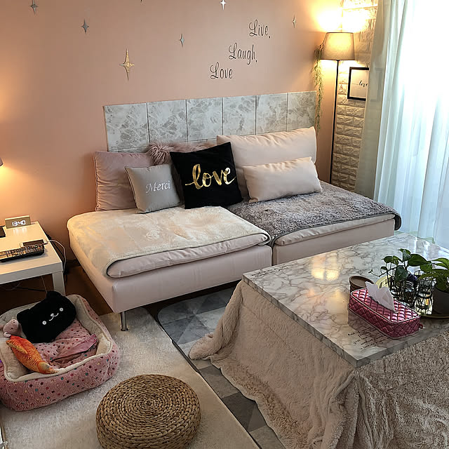 ピンク,ソーデルハムン,IKEA,Lounge kanaの部屋