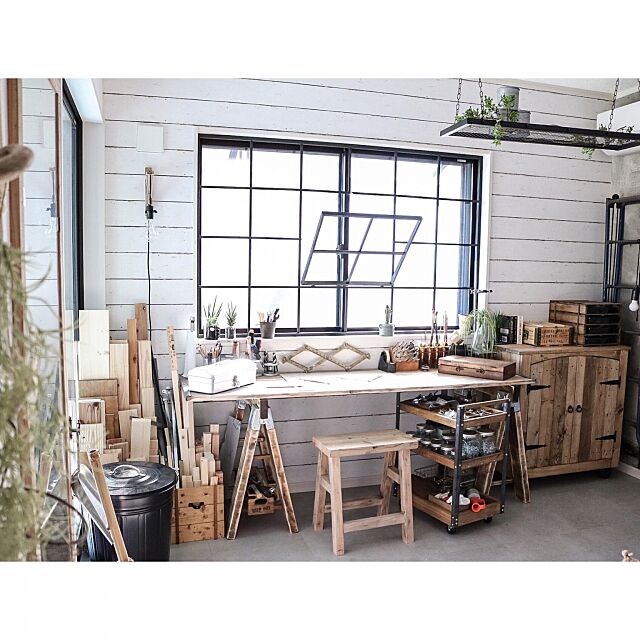 My Shelf,ブログ更新しました♡,DIY,セルフリノベーション,アトリエ,DIY家具,ワークデスク,模様替え yupinokoの部屋