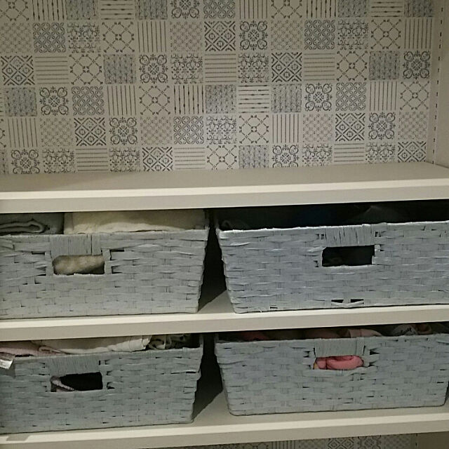 My Shelf,100均,Daiso,バスケット,収納,洗面所 収納 yunotsuguの部屋