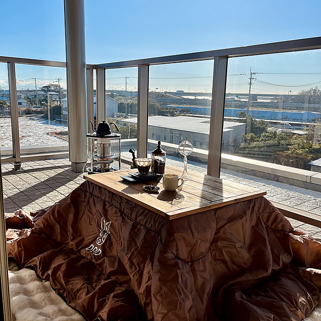 Entrance,アウトドアこたつ,べランピング,雪景色,ベランダこたつ,季節を楽しむ暮らし TCFJの部屋