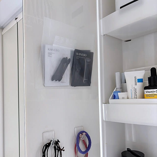 Bathroom,掃除がしやすい工夫,クリアファイル活用,ゴミ箱,すっきり暮らす,春のスタンプラリー,スリーエム,モニター投稿,浮かせる収納,コマンドファスナー,新生活フェス2025,小物固定 Miiの部屋
