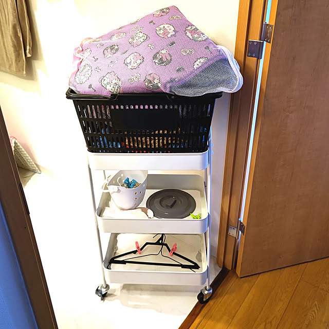 Bathroom,キッチンワゴン,皆さんに感謝です(*˙˘˙*)ஐ,自分らしい部屋作り,生活感丸出し,まだまだ改造中,RCの出会いに感謝♡,洗濯ワゴン mariaの部屋