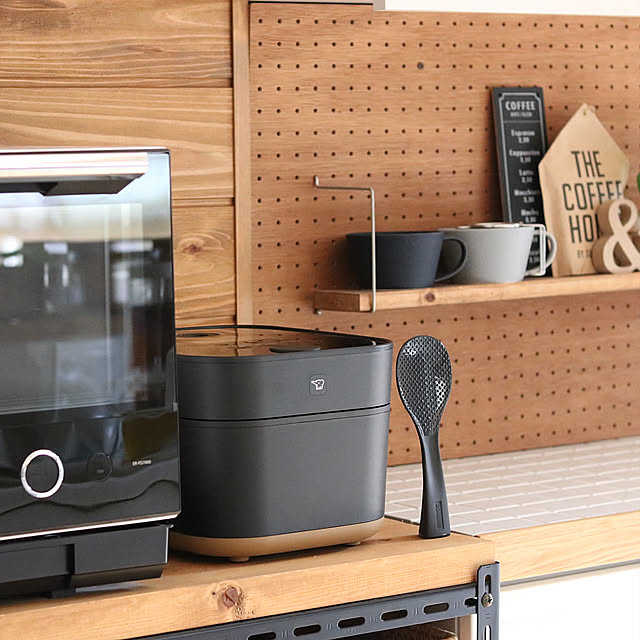 オシャレ家電,モニター当選ありがとうございます,モニター当選,STAN.,象印,Kitchen,おうち時間,家電,炊飯器,板壁DIY,キッチン背面収納 411.kaoriiiiの部屋