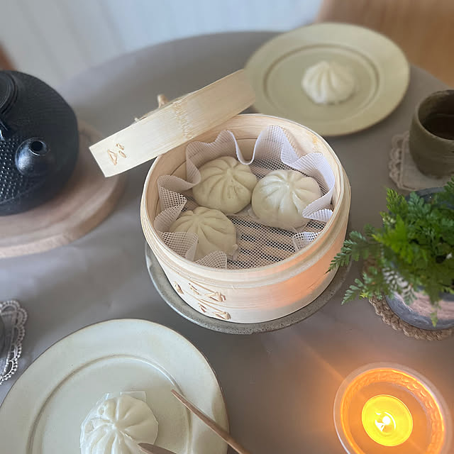 My Desk,キャンドル,無印良品,植物,南部鉄器,うつわ,せいろ,せいろ蒸し rookuの部屋