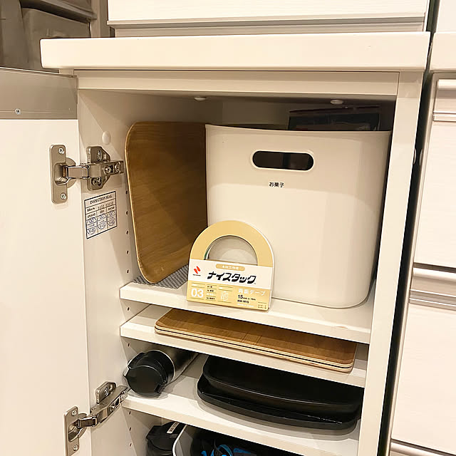 Kitchen,縦置き収納,おぼん収納,建売住宅,両面テープ,モニター当選,ニチバン,ナイスタック mstmamaの部屋