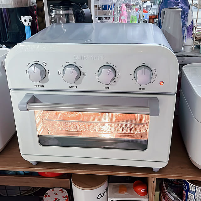 Kitchen,キッチンアイテム,調理家電,エアフライオーブントースター,cuisinart,クイジナートノンフライオーブントースター,買ってよかったもの,中古住宅,いつもありがとうございます♡,キッチン道具,いいね&フォローありがとうございます☆,こどもと暮らす。,おうち時間,好きなものに囲まれて暮らす,狭い部屋でもインテリアを楽しむ,RoomClipの出逢いに感謝♡,狭小住宅,子どもと暮らす cocoa1031の部屋