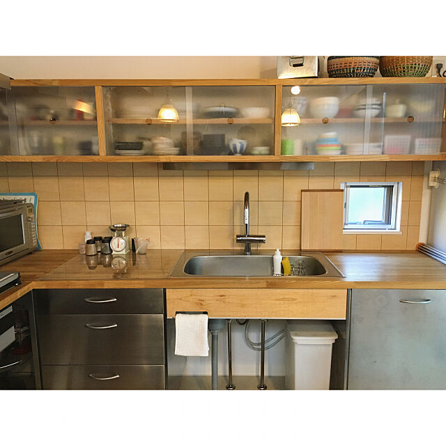 Kitchen,タオルハンガー,soramado,DIY otoosanの部屋