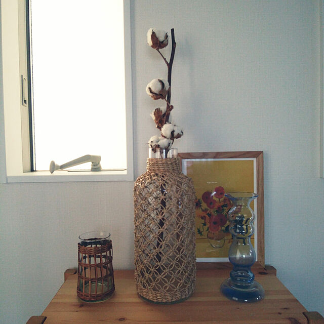 My Shelf,フラワーベース,ACTUS,花瓶,民芸品,無印良品,パイン材ユニットシェルフ TTIの部屋