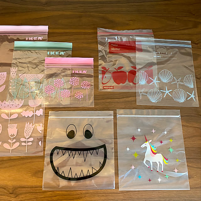 フードキーパー,プラスチック袋,フリーザーバッグ,ISTAD,イケア,ニトリ,フライングタイガー,お気に入りの雑貨,日用品,My Desk sasaeriの部屋