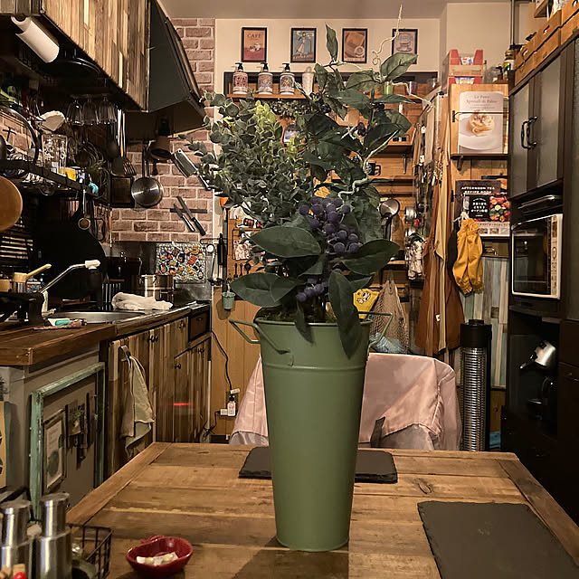 Lounge,Standard Products,DAISO standard,Daiso,DIY,カフェ風,フェイクグリーン,妻のお気に入り,くつろぎ時間,不思議な妻 Tsuyoshiの部屋