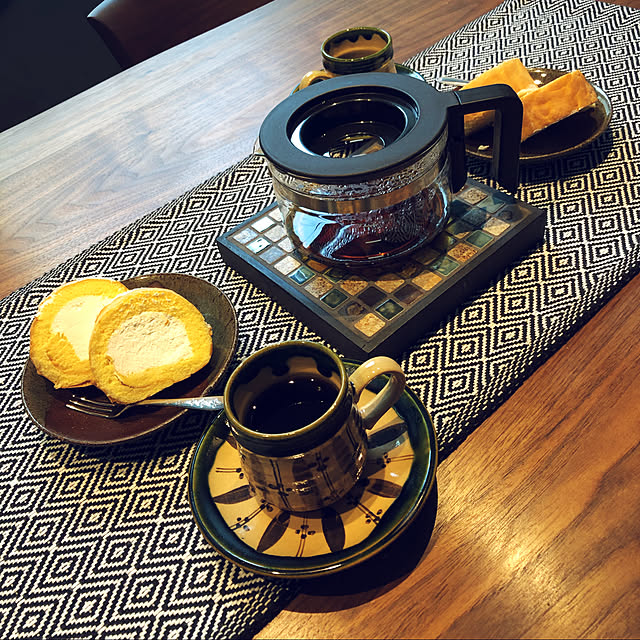 カップ＆ソーサー,コーヒー,鍋敷き,お茶セット,DIY,My Desk,おうちカフェ,ハンドメイド gavasの部屋