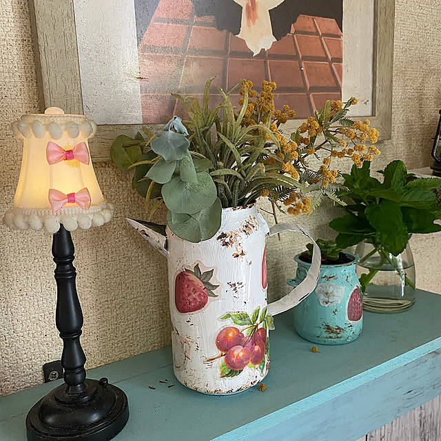 シャビー風,シャビーホワイト,シャビー加工,サビサビ大好き,サビサビ缶,サビサビ,リメイク,リメ缶,My Shelf elmocoの部屋