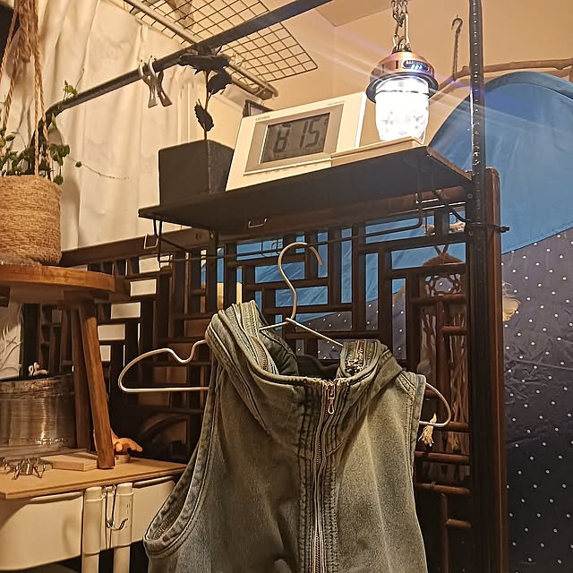 Bedroom,DIY,一人暮らし,1R,seria suzuneeの部屋