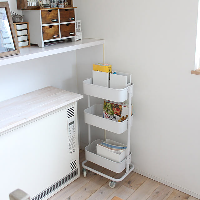 Lounge,バスケットトローリー スリム,スリムトローリー,山善,yamazen,山善アンバサダー,くらしのeショップ,学習用品収納,山善収納部,ワゴン,スリムタイプ comiriの部屋