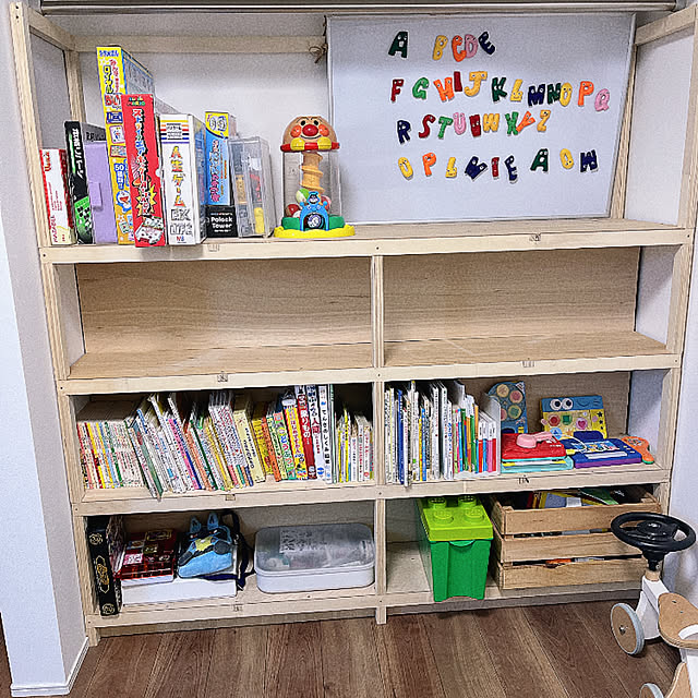 My Shelf,本棚,棚,DIY,クローゼット収納,子供部屋 k3の部屋