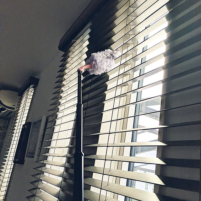 My Shelf,大掃除,LIXIL,クイックルワイパー,クイックルハンディ 伸び縮みタイプ,ブラインドの掃除,ブラインド 木目調,高いところの掃除 Meguの部屋