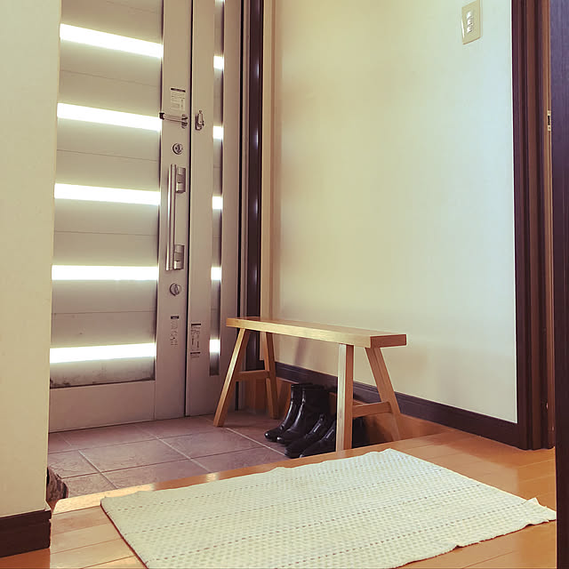 玄関ディスプレイ,ナチュラル,無印良品,Entrance sachanの部屋