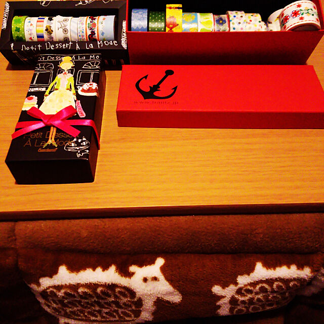 My Shelf,マスキングテープ収納,お菓子の箱,マスキングテープ moomoonの部屋
