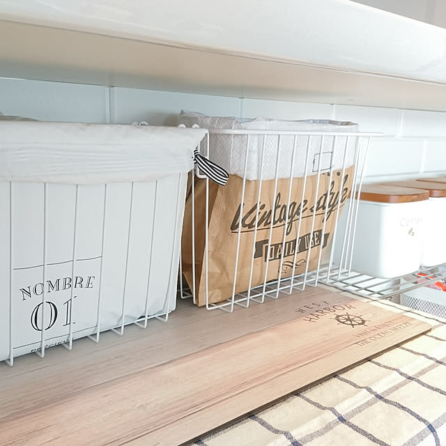 Kitchen,ワイヤーボックス,クラフトバッグ,DAISO♥ Ruの部屋