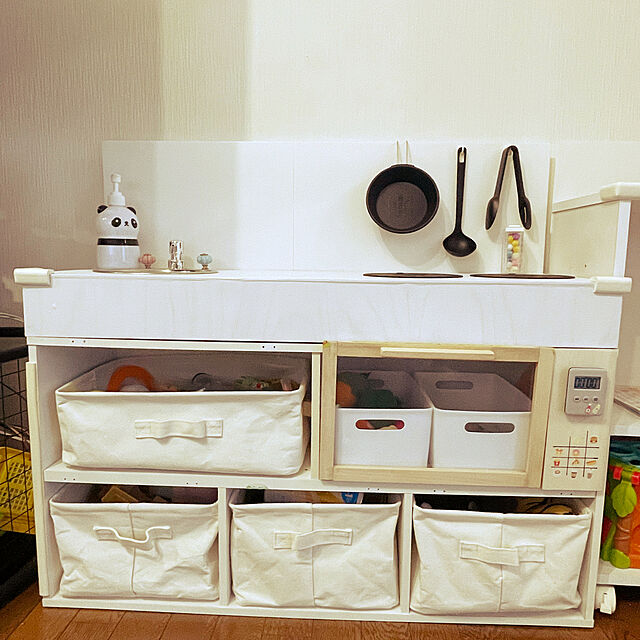 DIY,ホワイトインテリア,おもちゃ収納,カラーボックスリメイク,おままごとキッチンDIY ,カラーボックス,おままごとキッチン,リメイクシート,My Shelf peiの部屋