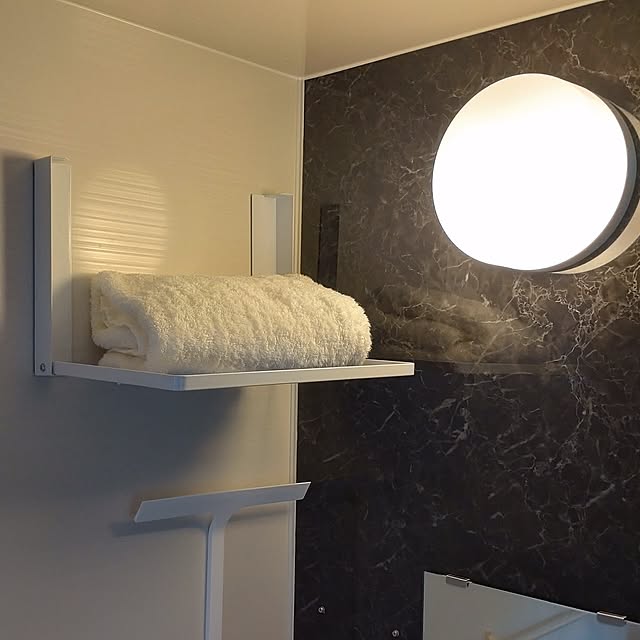 Bathroom,tower,タオル置き,YAMAZAKI,買ってよかったもの,折り畳み棚,マグネット棚,快適に暮らす,マグネット折り畳み棚,ポイント活用 38catの部屋