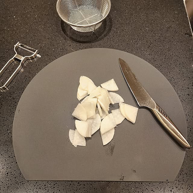 Kitchen,キッチン道具,まな板,お気に入り,マットブラック,RoomClipショッピング,RoomClipショッピングで買ったモノ,食洗機OK 75の部屋