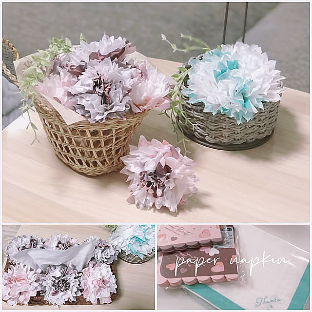 100均,母の日,ペパナプカーネーション,ペパナプでカーネーション,misamisaとコラボ,ペパナプ hiroの部屋